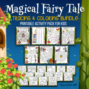 fairy tale coloring pages printable