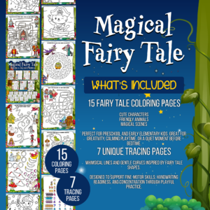fairy tale tracing activities for preschoolers