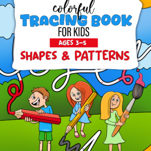Colorful Tracing Book for Kids Ages 3-5