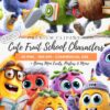 Cute-Fruit-School-Clipart-Set