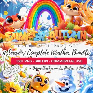 Four Seasons Weather Clipart