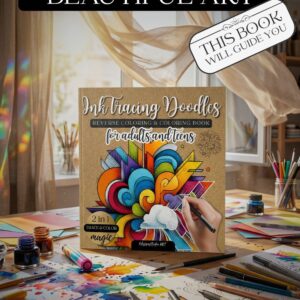 relax and make beautiful art - coloring book for adults