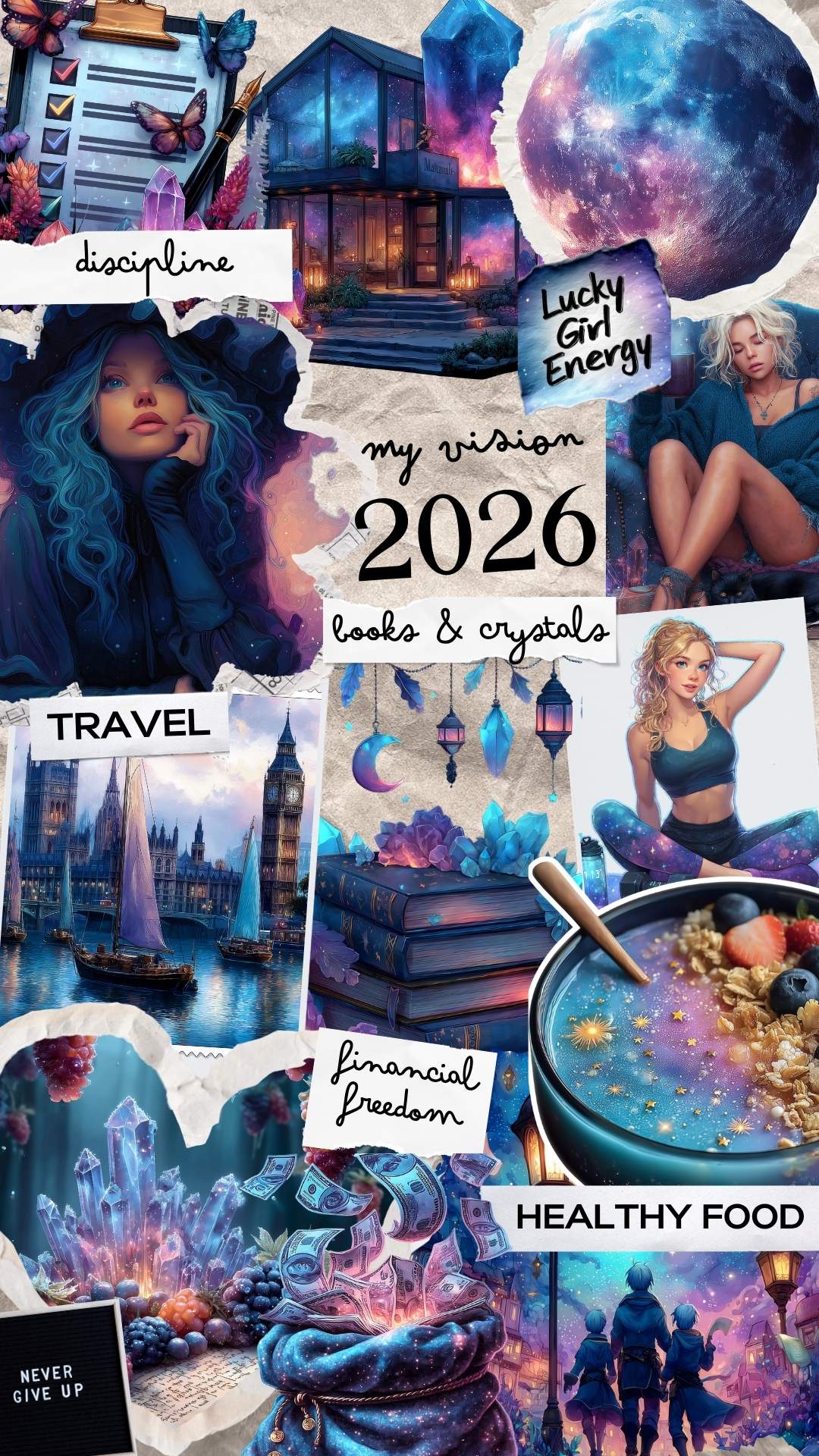 New Year Vision Board & Goals Instagram Story