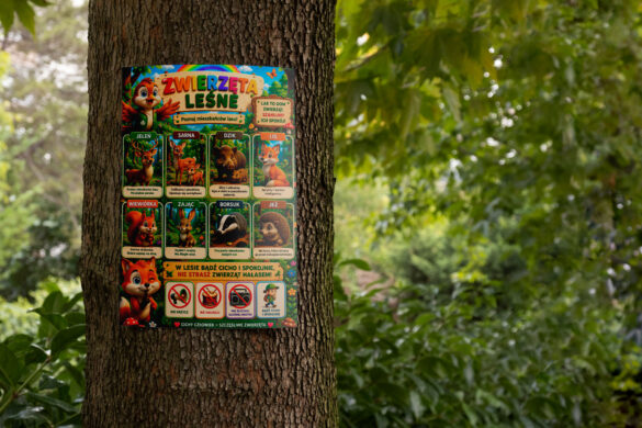 las forest animals - learn polish language